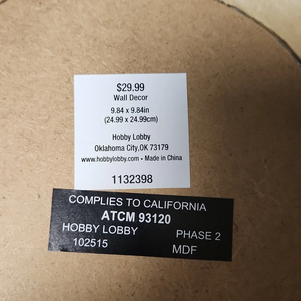 Hobby Lobby Wall Decor with Natural Tones